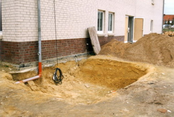 Baugrube am 200298